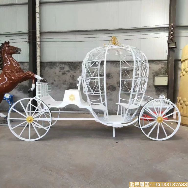 南瓜車雕塑4